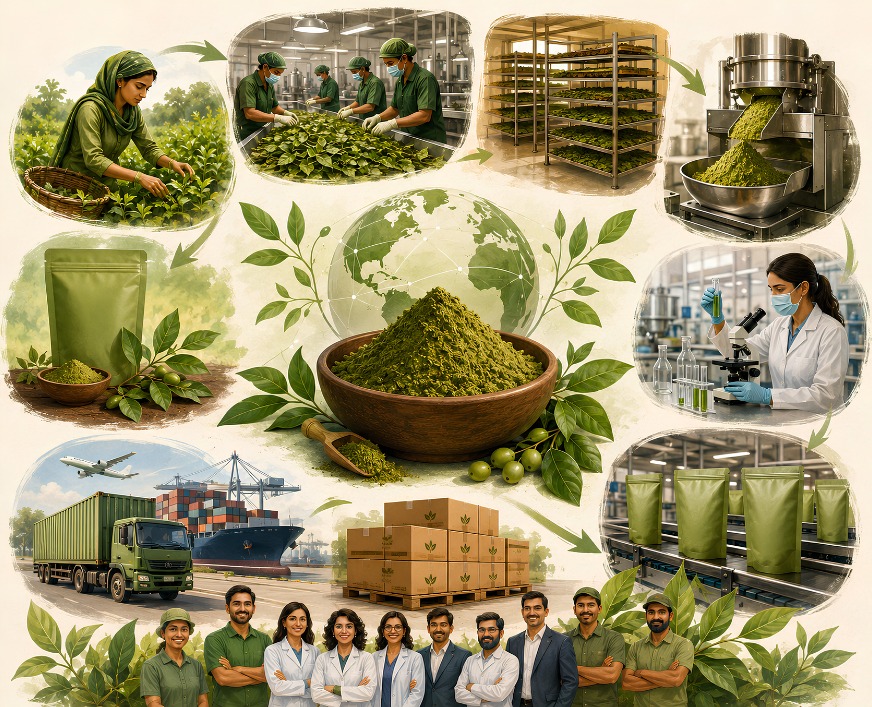 Maru Henna Manufacturing Process